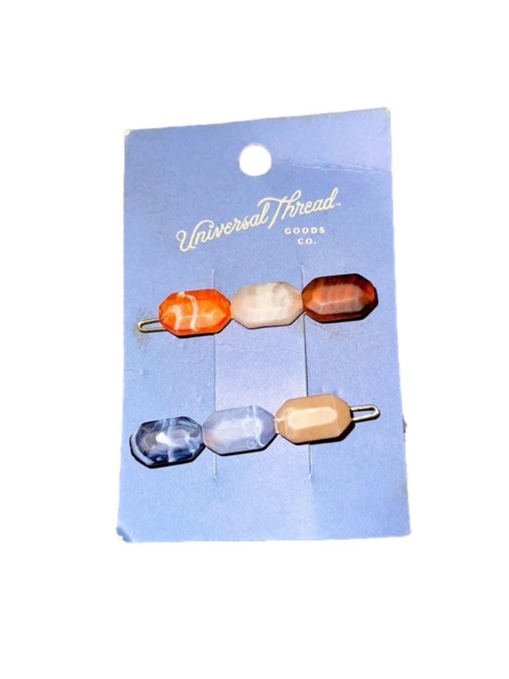 Stone Hair Clips Set